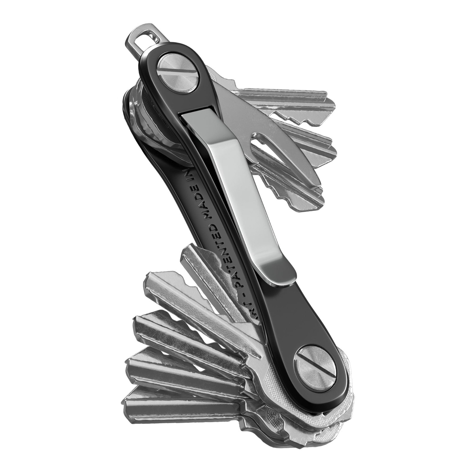Rugged Multitool Key Holder for Keychain – Bottle Opener, Pocket Clip, EDC Organ