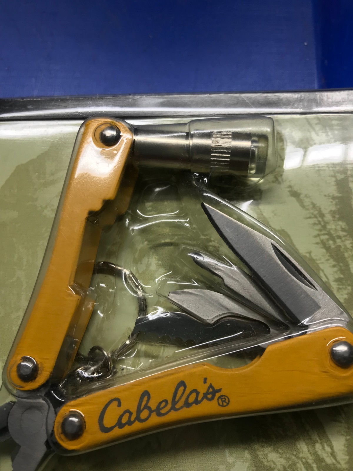 Cabela’s Mini Multi-Tool LED Light & Nylon Pouch NOS