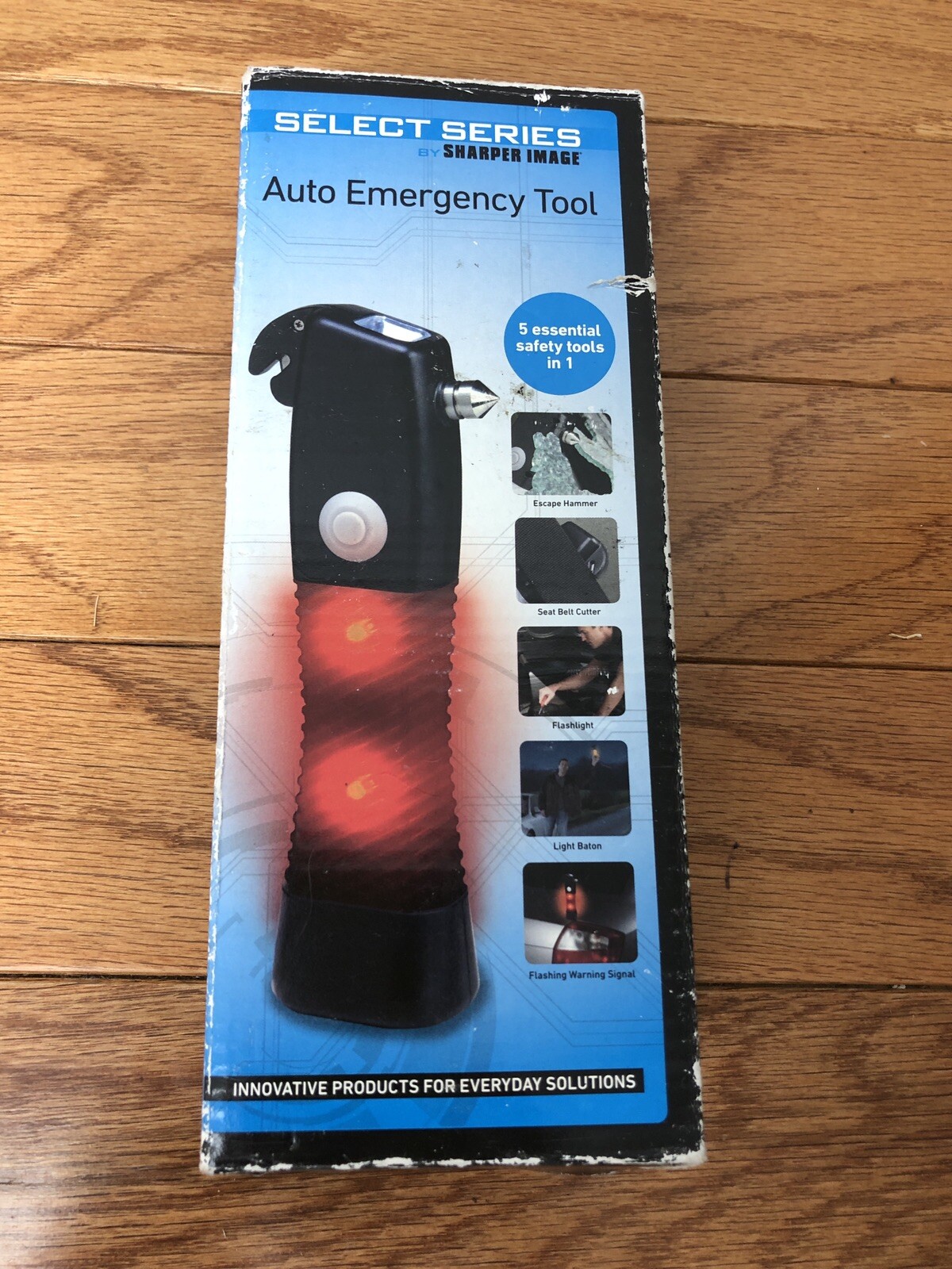 Auto Emergency Tool (5 Safety Tools in 1) Select Series by Sharper Image NEW