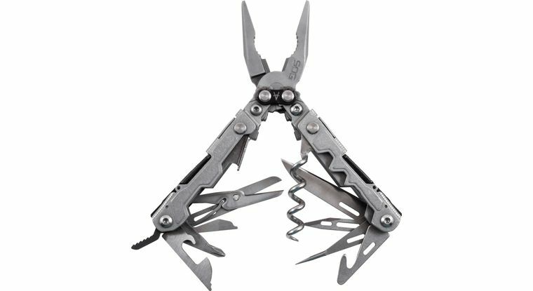 SOG PowerLitre Bead Blast Screwdriver Stainless Knife Multi-Tool PL1001CP
