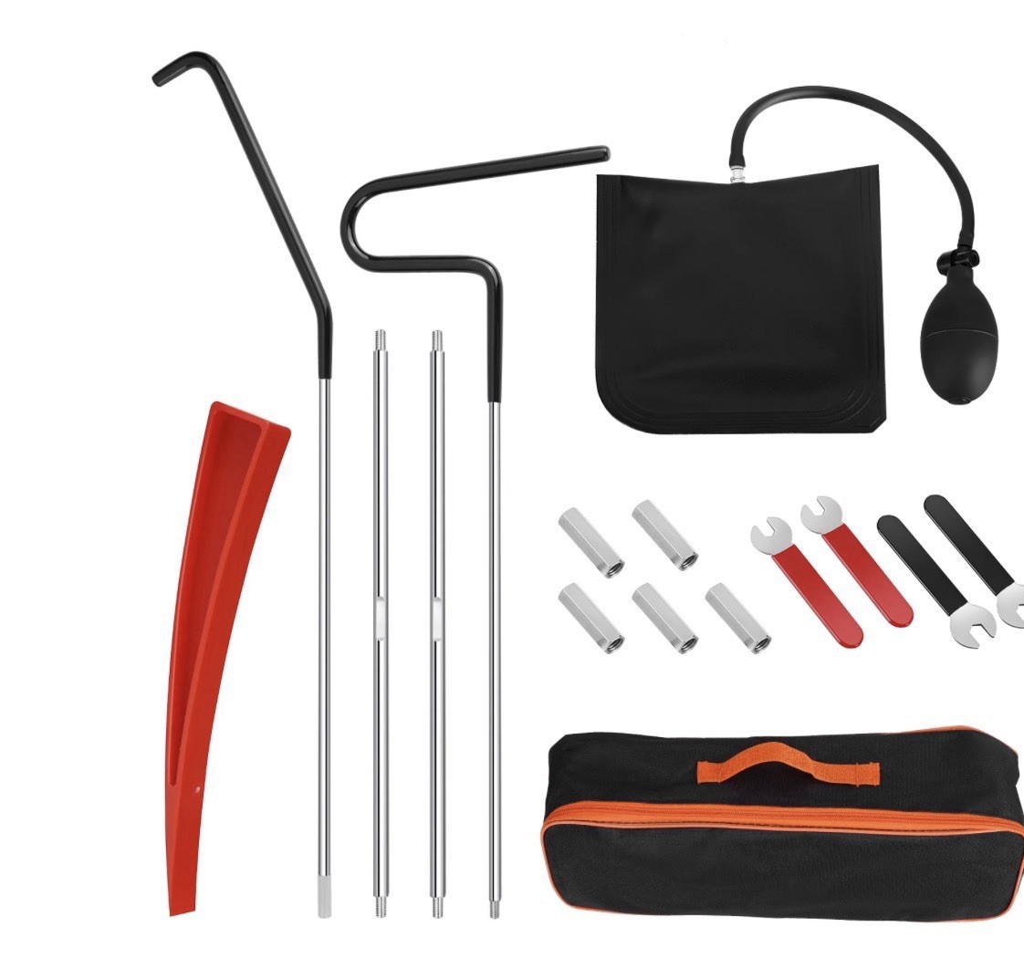 Wind Shear Portable Car Tool Kit, Multifunctional Stainless Steel Car Tools with