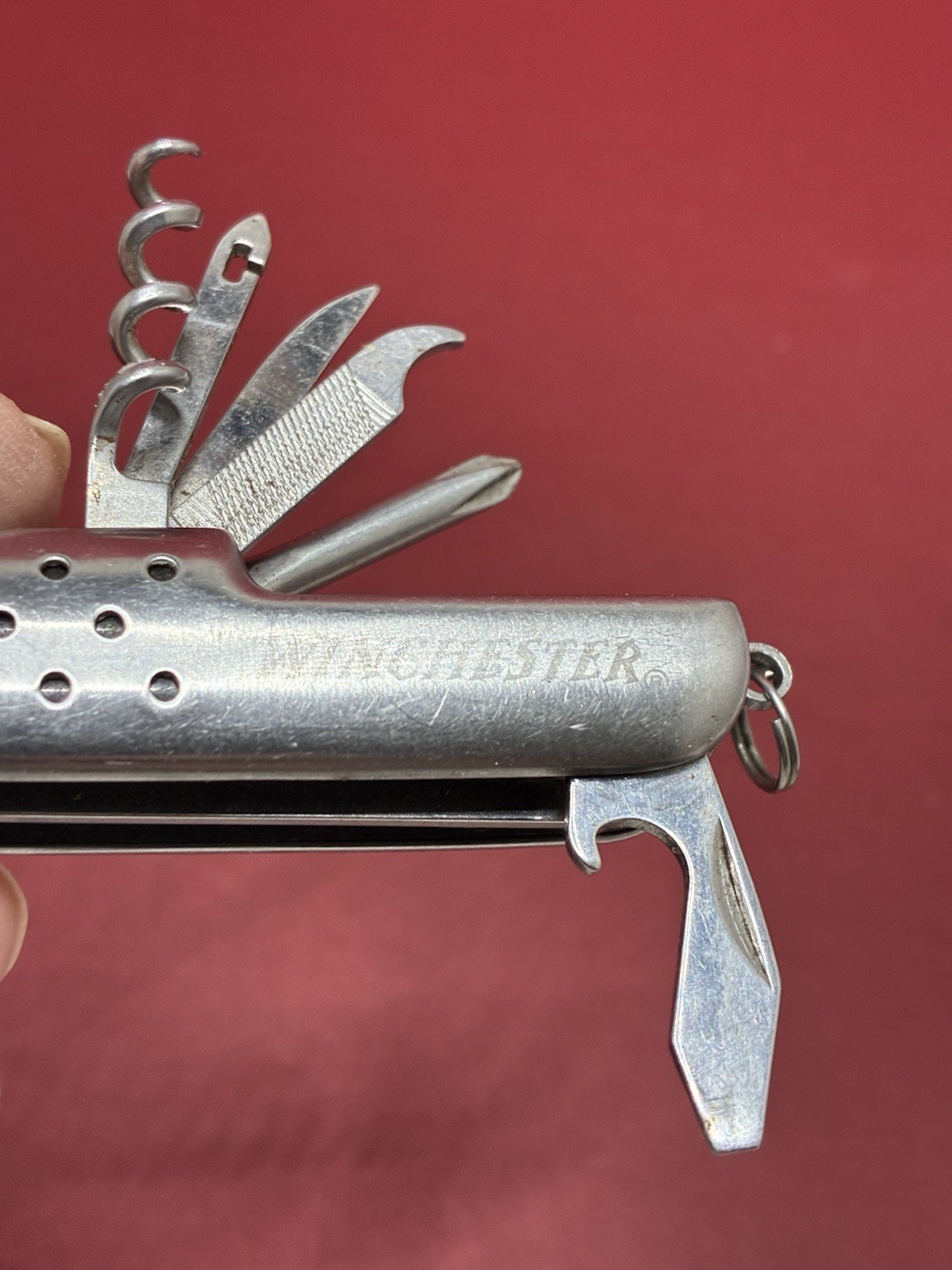WINCHESTER Pocket Knife Survival Tool Stainless Multi-Tool 10 Blades