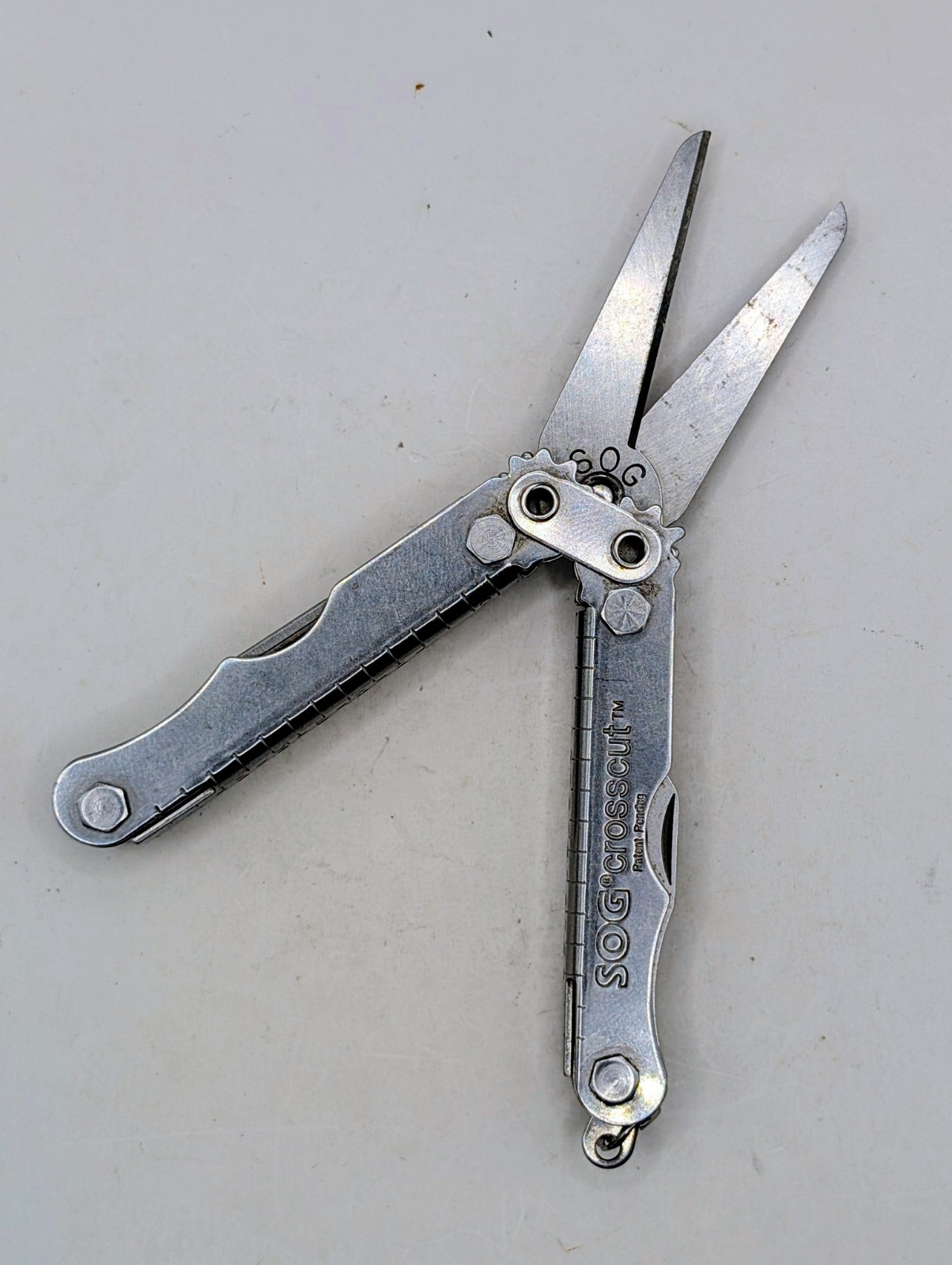 SOG CrossCut Stainless 9-In-1 Multi-Tool with Compound Leverage Scissors Retired