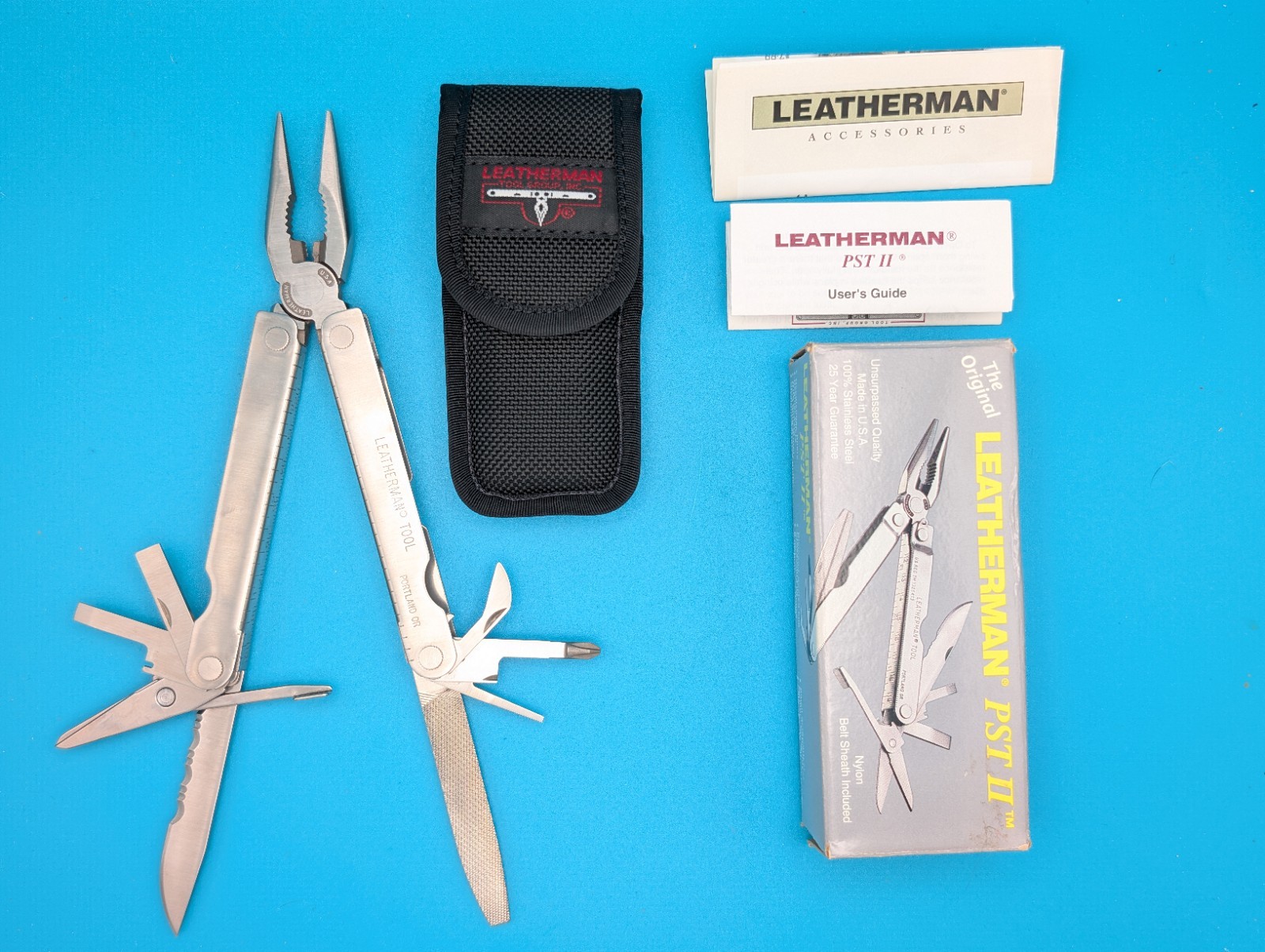 Leatherman PST 2 Multi Tool! 12/97 date stamp! Fast Shipping! With Sheath! NEW!