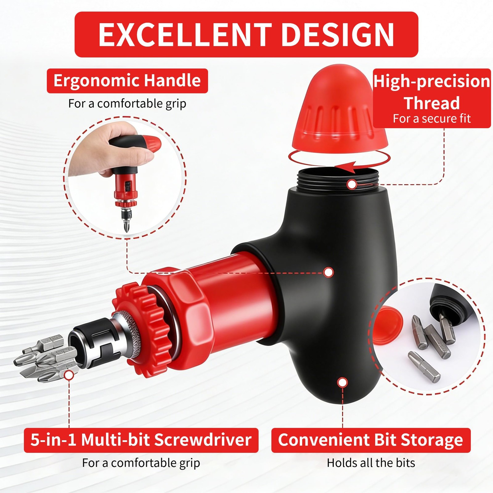 34 in 1 Ratchet Snowboard Screwdriver Multitool for Adjusting Bindings, Profe…