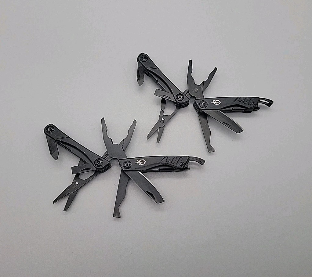 Gerber Dime Small Multi Tool – LOT OF 2 – Knife – Pliers – Scissors – BLACK