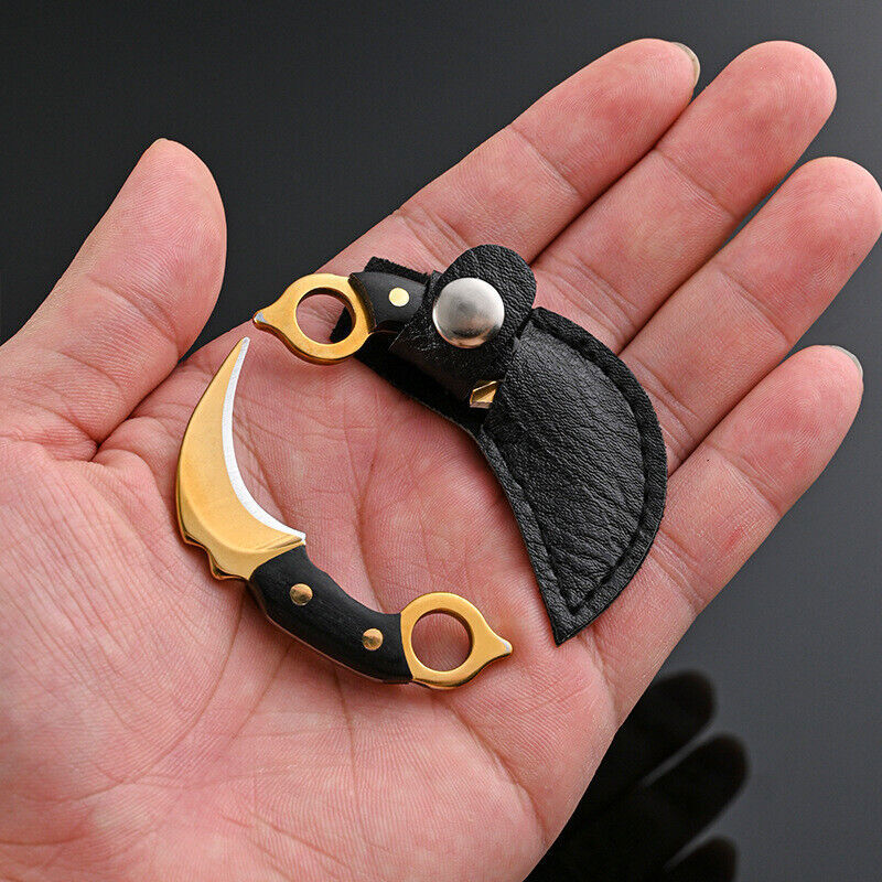Outdoor Mini Folding Knife Keyring Pocket Sheath Keychain Men Gift Key Tools