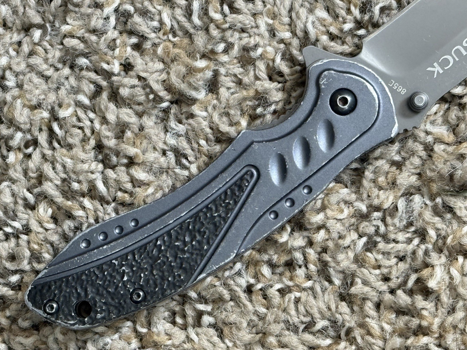 Buck Trigger 865 Liner Lock Folding Flipper Pocket Knife Aluminum – Discontinued
