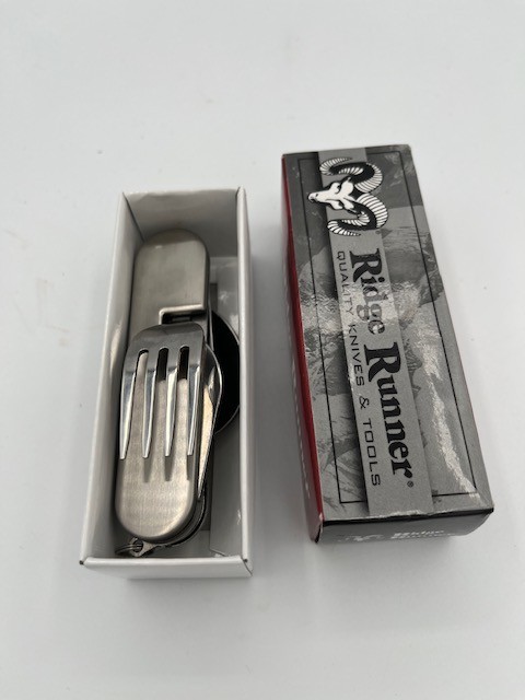 Ridge Runner Folding Chow Set Stainless Steel Multi-Tool NIB