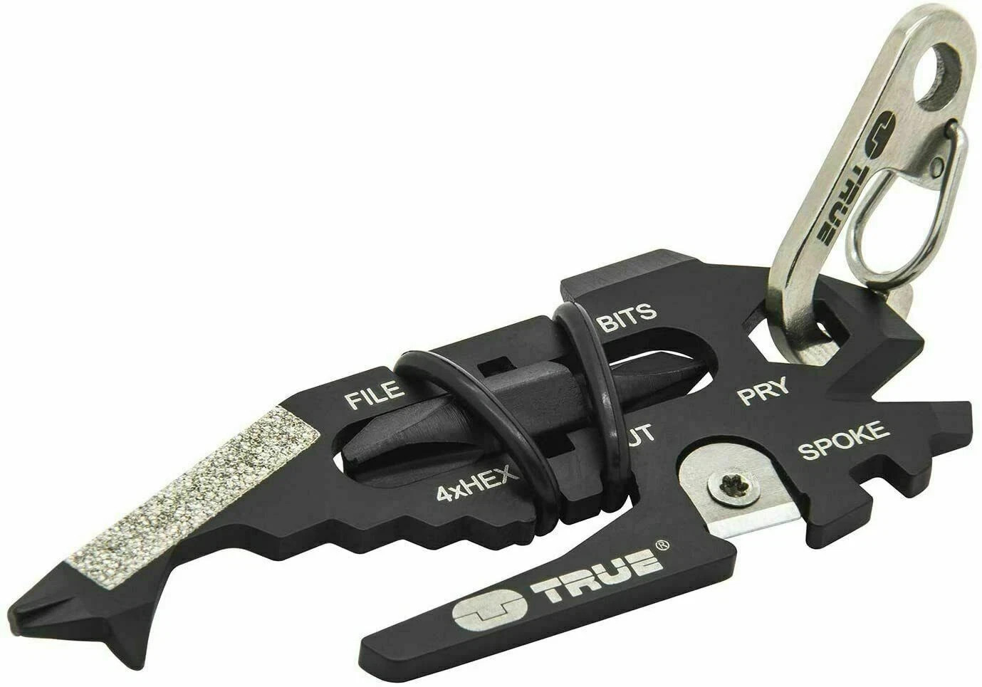 True Utility FISHFACE 18-in-1 Pocket Multi-Tool Key Ring #TU206