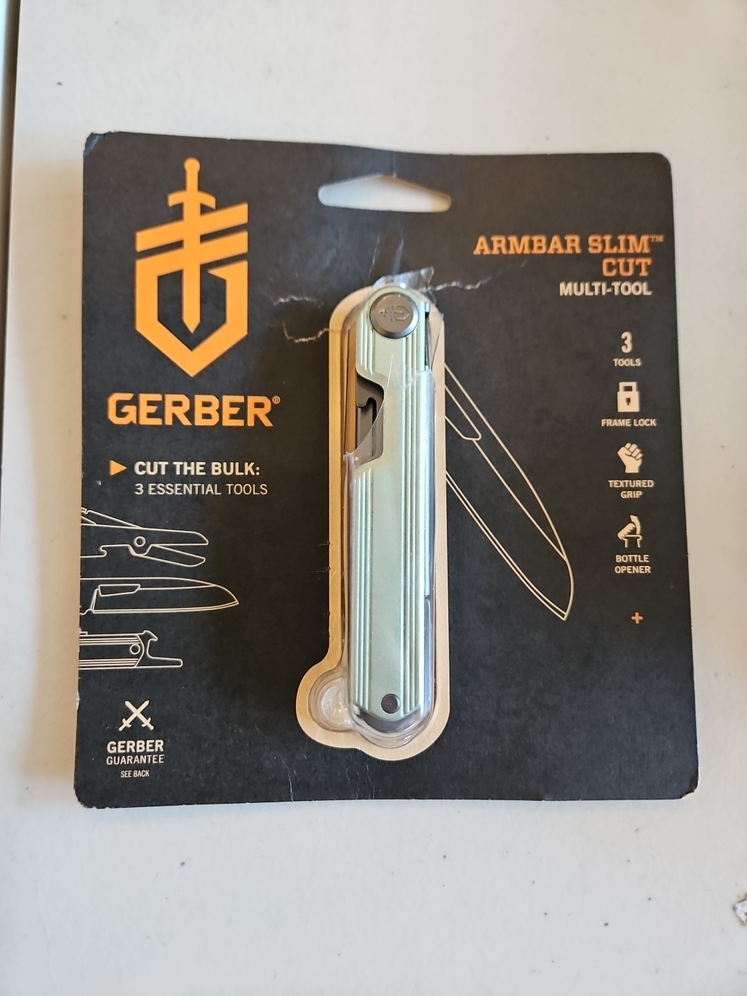 Gerber Armbar Slim Cut Multi-Tool Knife Color: Green