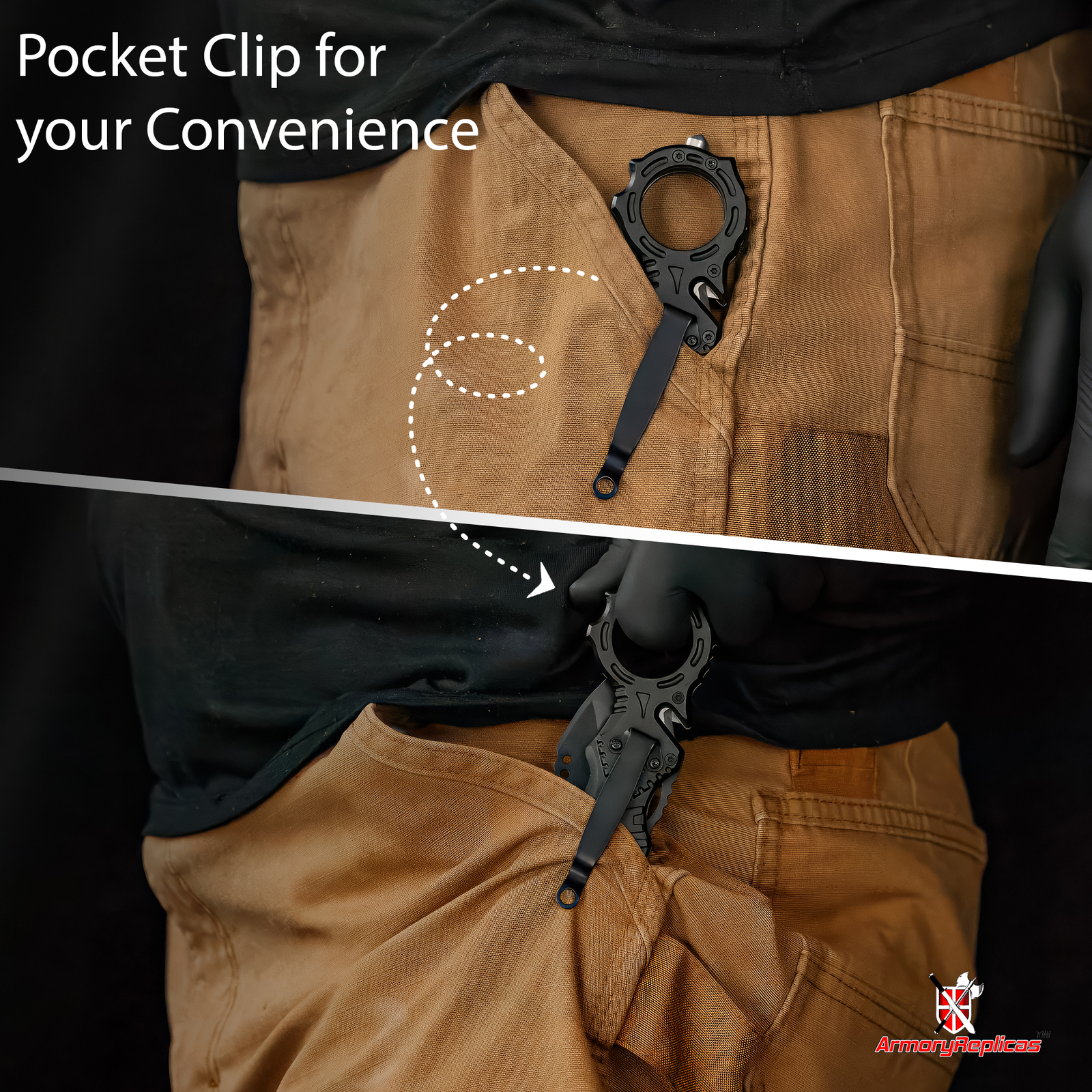 Amphibious Assault Floodlight Knife | Tactical Navy Military Emergency Pocket