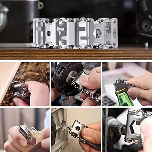 Multitool Bracelet 29 in 1 Tools Bracelet for Men and Women, Stainless Steel Mul