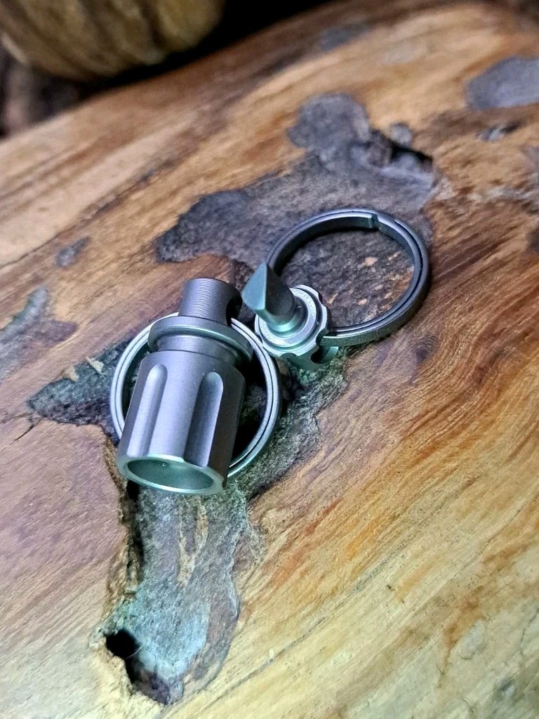 Pro Series Titanium Quick-Release Multi-Tool Swivel Keychain