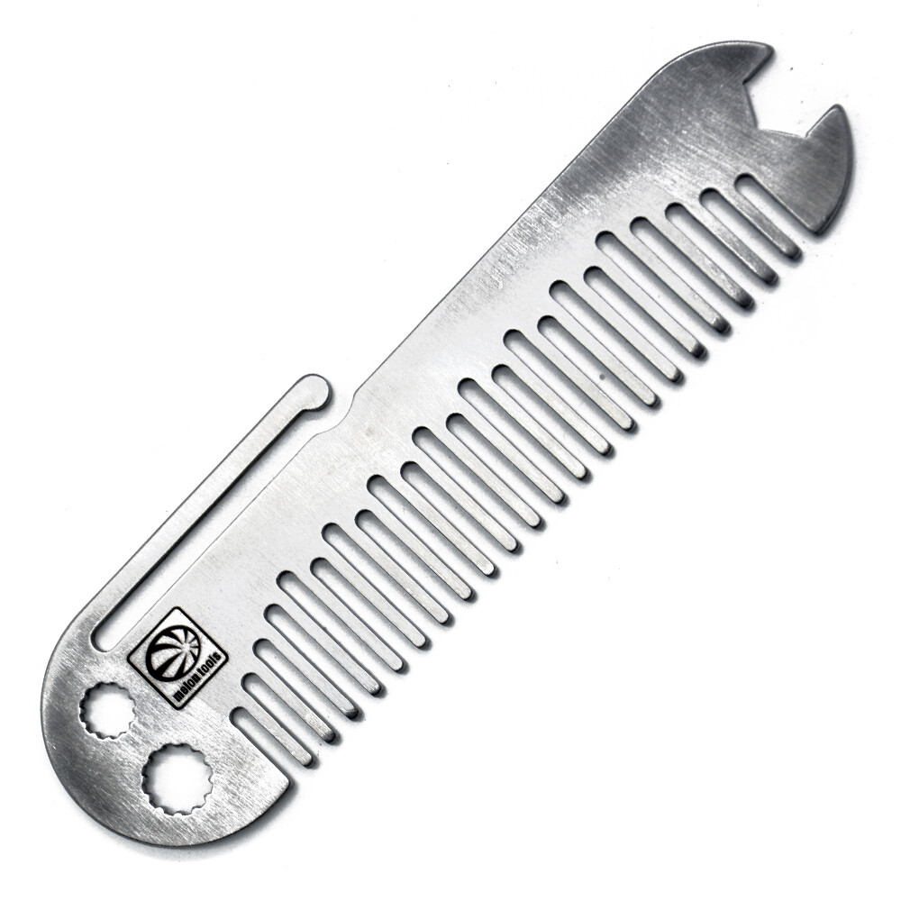 Tactical Beard Comb Stainless Steel Multitool Redneck MOLLE Outdoor EDC Tools