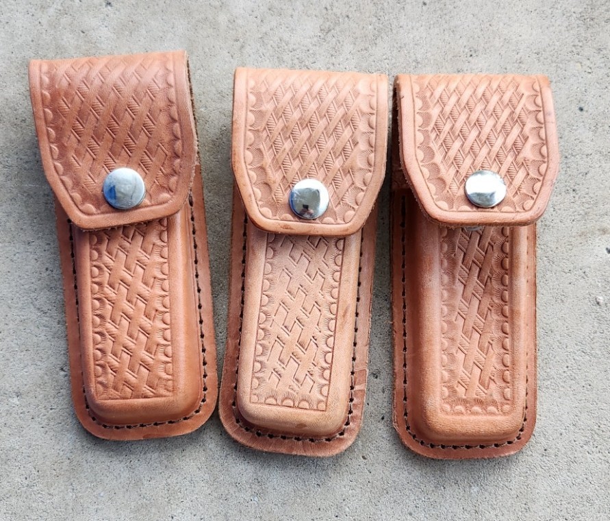 Leather tool belt pouch (Magazine pouch, knife pouch, multi-tool pouch)