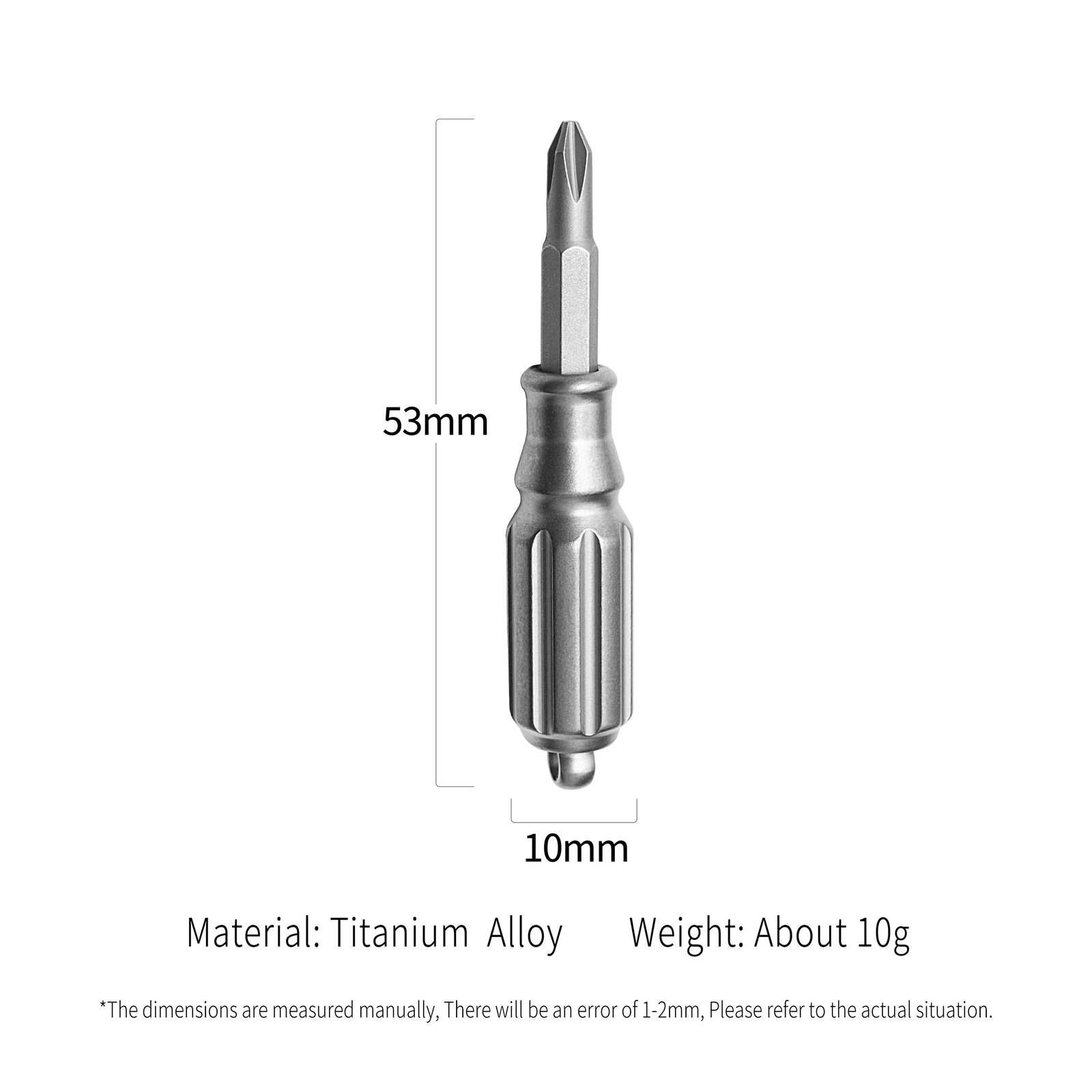 Edc Mini Titanium S2 Steel Screwdriver Portable Keychain Outdoor Pocket Tool