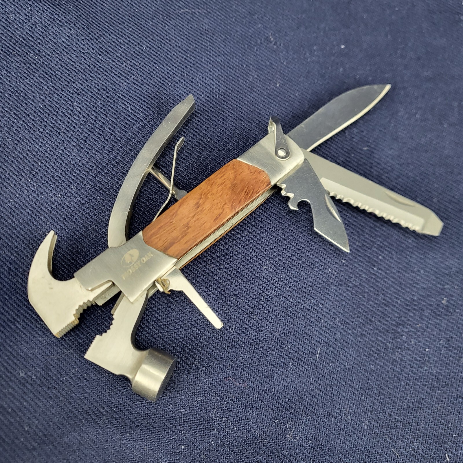 Mossy Oak Hammer Knife 13 In 1 Multi Tool Hunting Camping Outdoors Gift