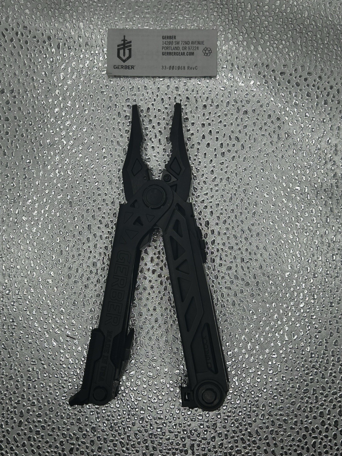Gerber Black Multi-Tool w/ Bits + Nylon Sheath – Camping Survival EDC