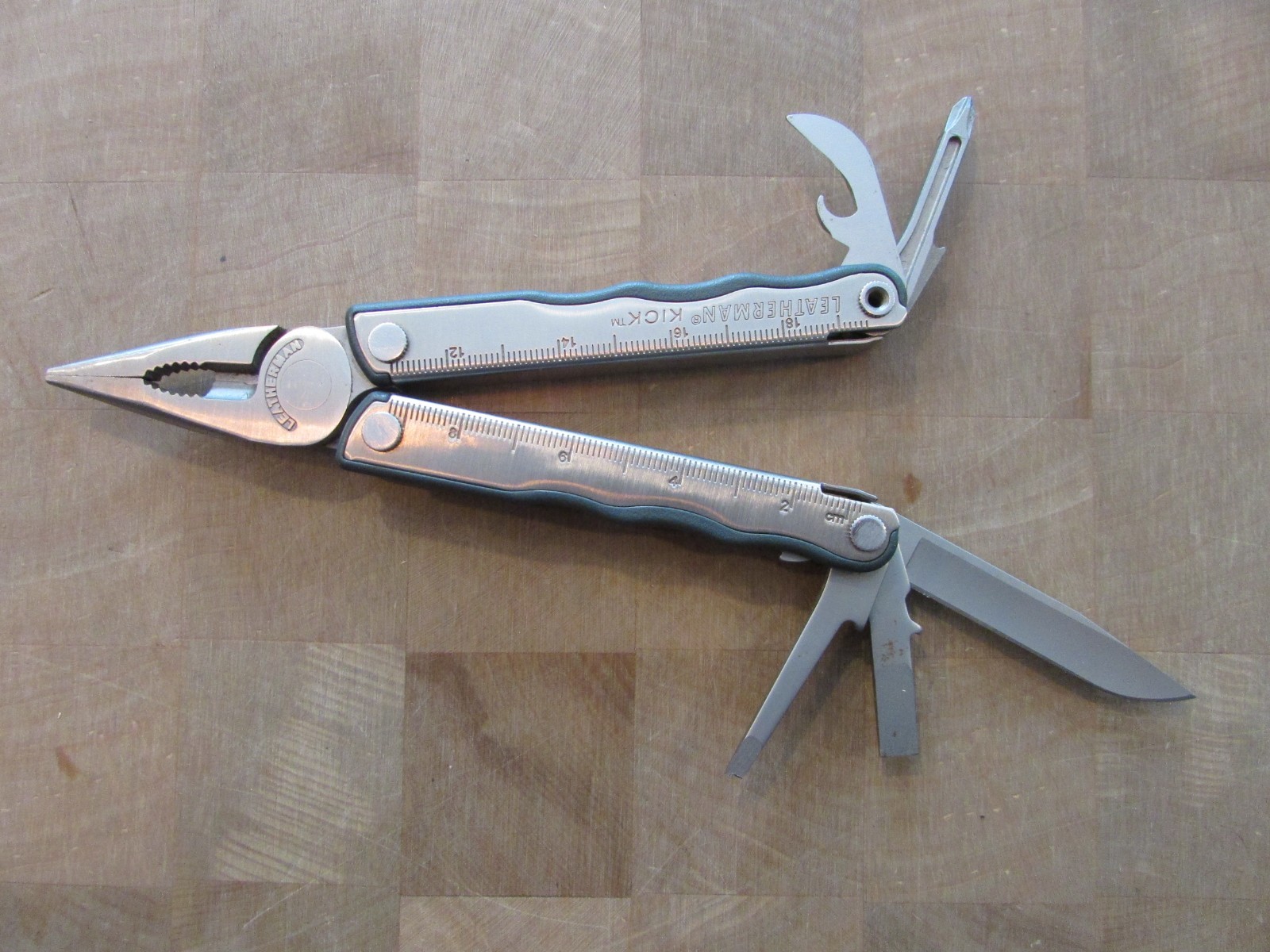 3 PCS. VINTAGE LEATHERMAN SUPER TOOL, KICK & MICRA Multi-Tools Good Cond.