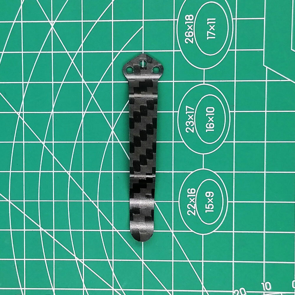 Butterfly ZT Folding Knife Carbon Fiber DIY Pocket Back Clip Cutter Accessories