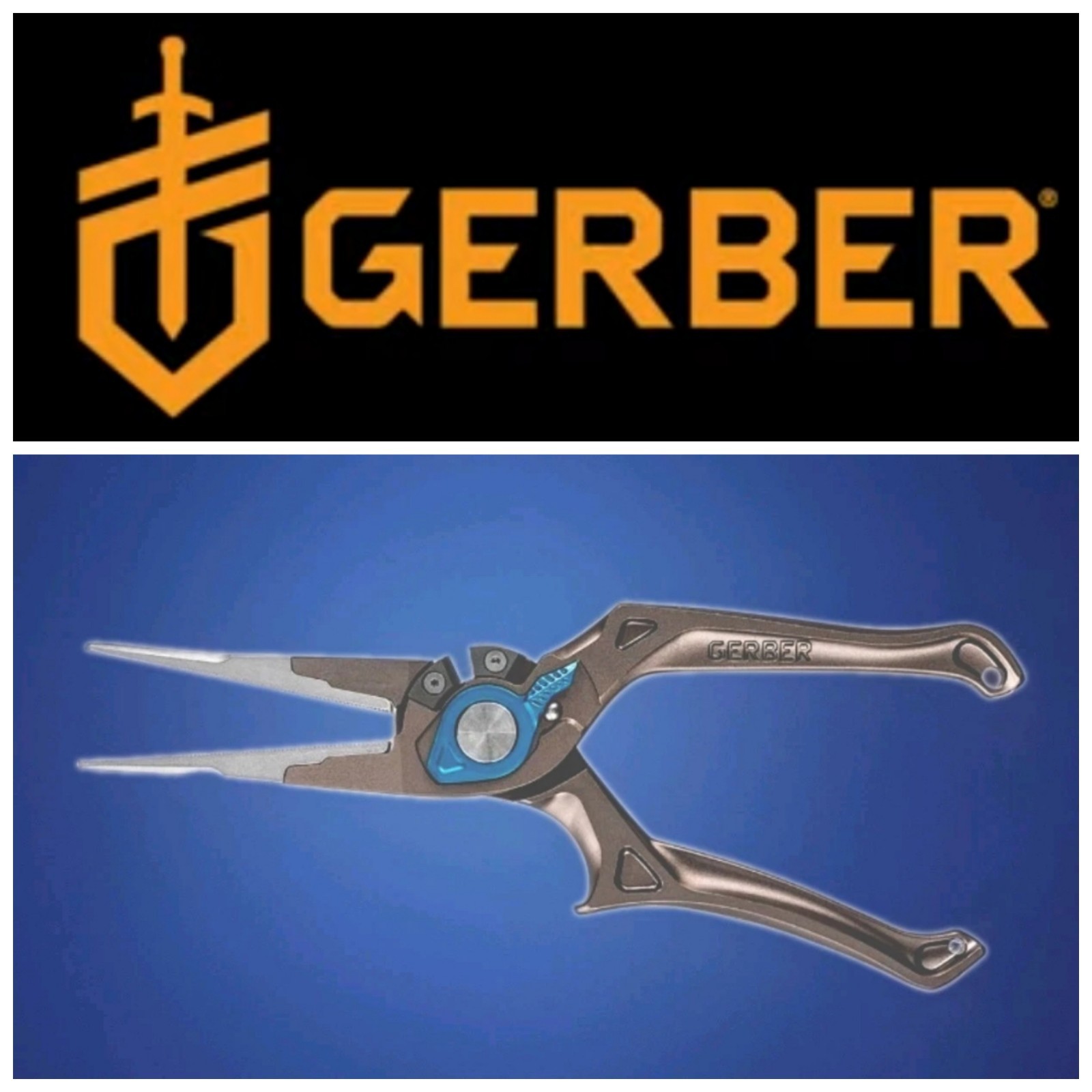 NEW Gerber “Magniplier” Saltwater 8.4″ Needlenose Pliers With SALT RX. 31-003597