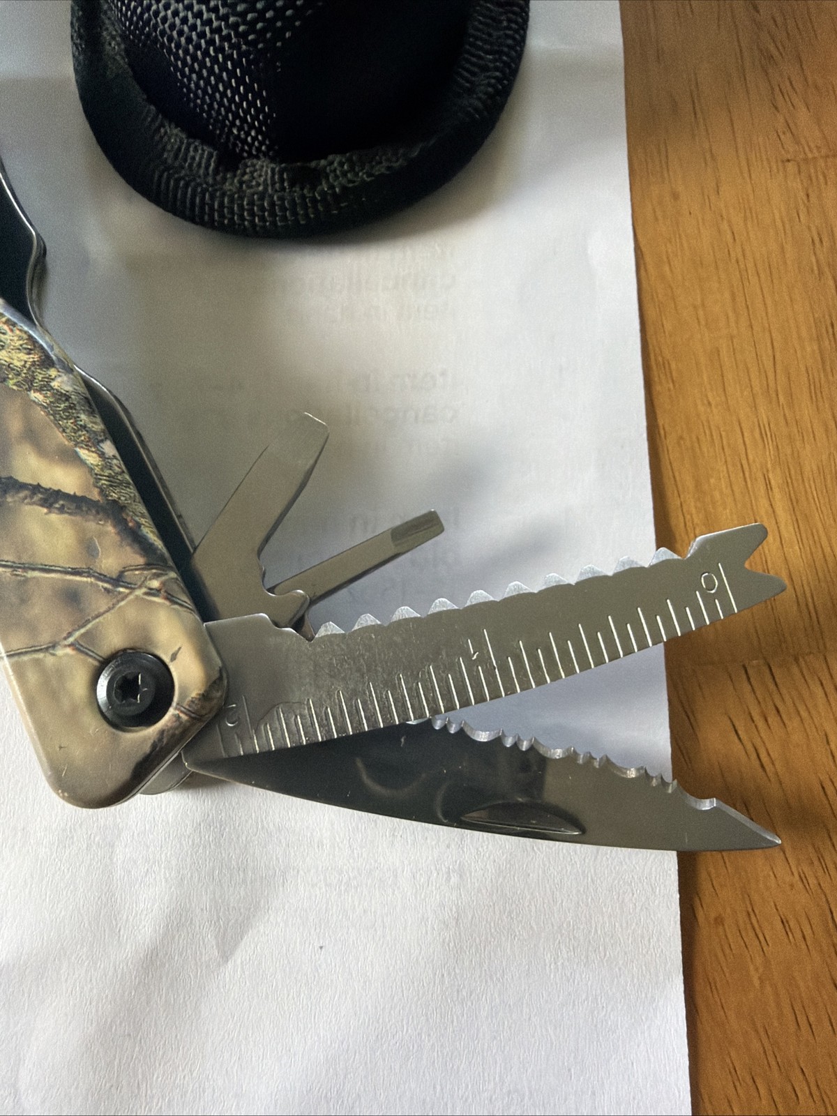 MOSSY OAK 13-in-1 Multi-tool Multi Function Pliers-Folding Pocket Tool w/Sheath
