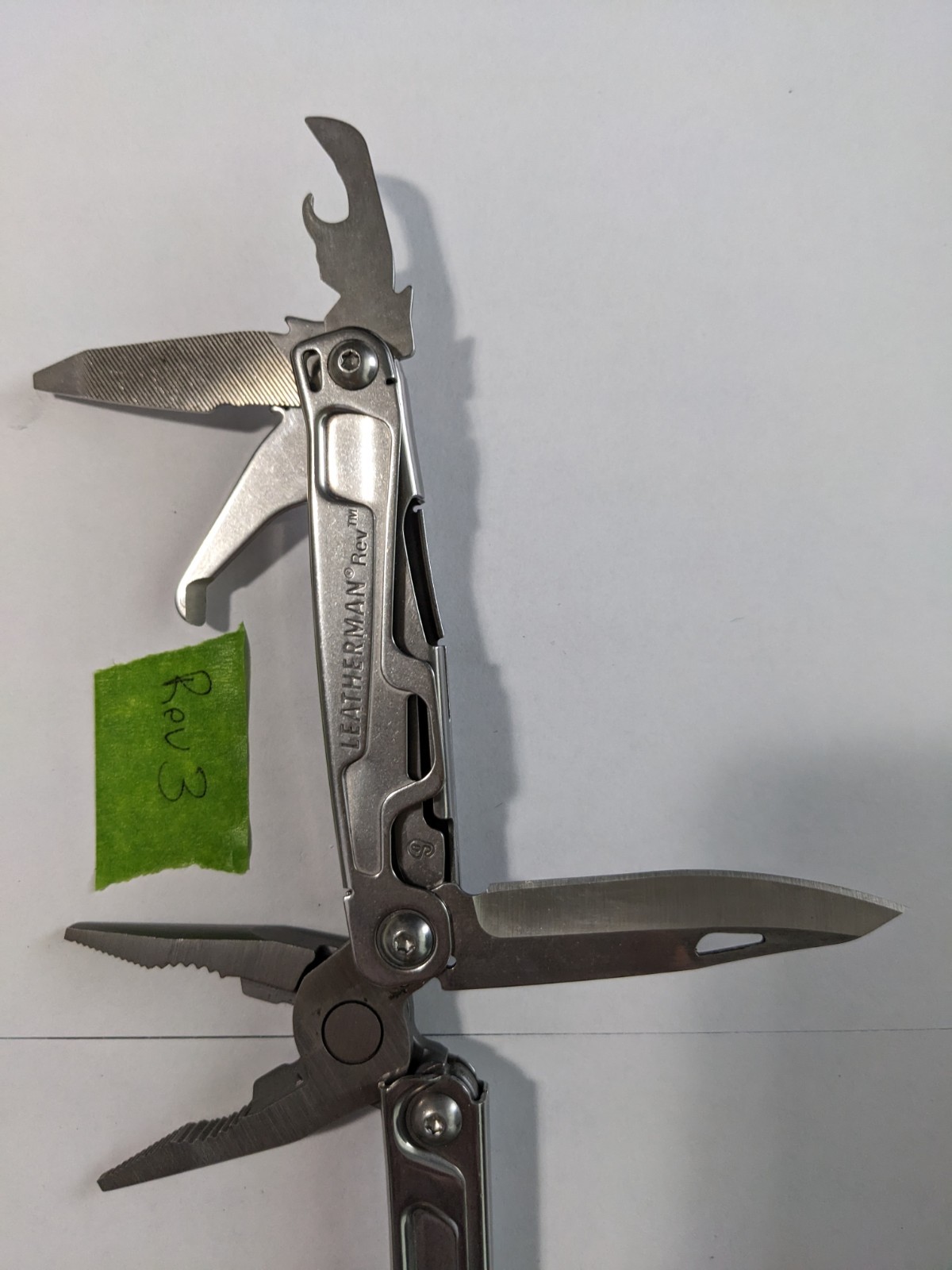 Leatherman Rev – Stainless Steel – Used – Fully Functional – FREE Shipping