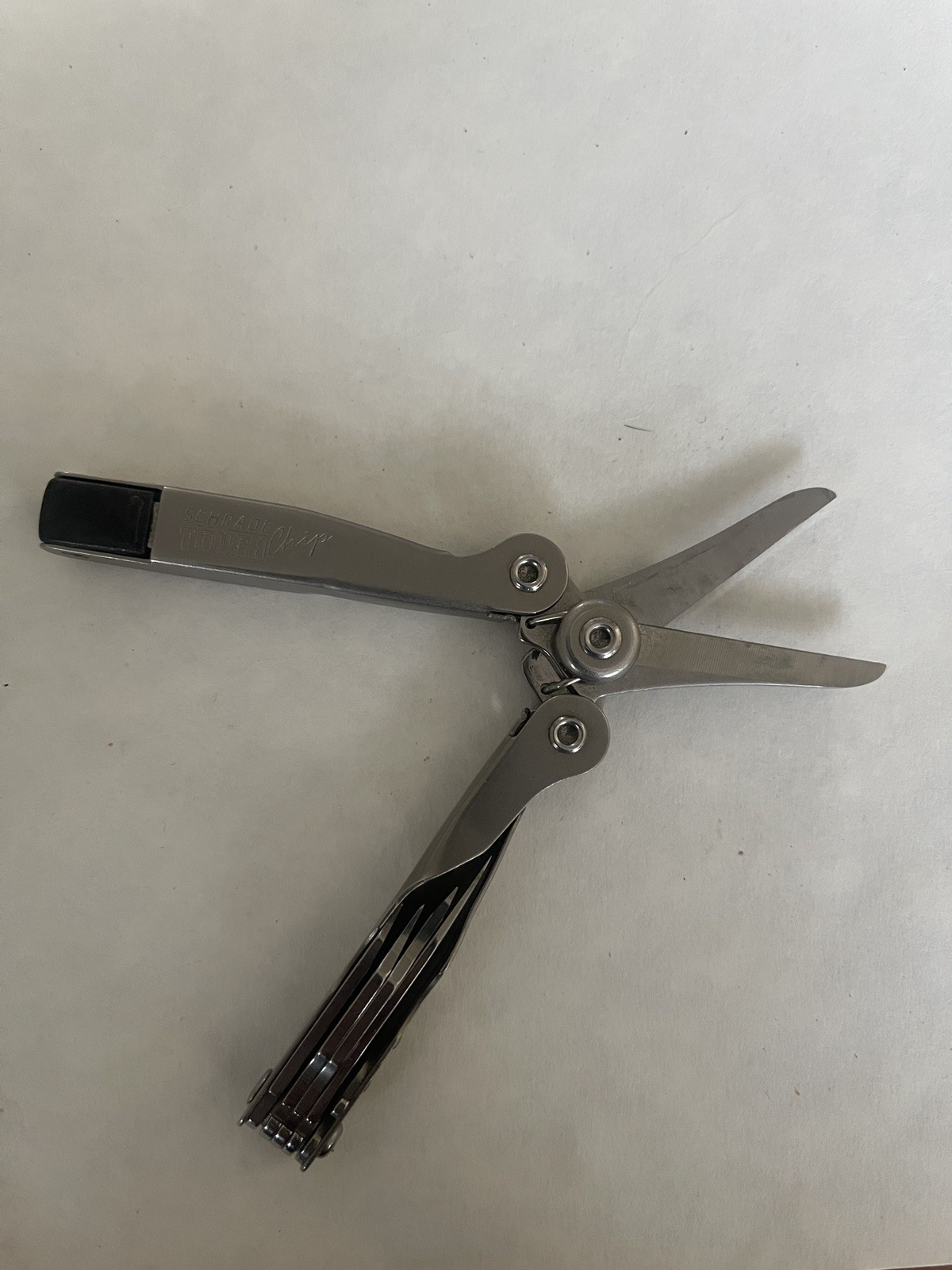 Vintage Schrade USA Tough Chip Compact Multi-Tool Scissors 45509