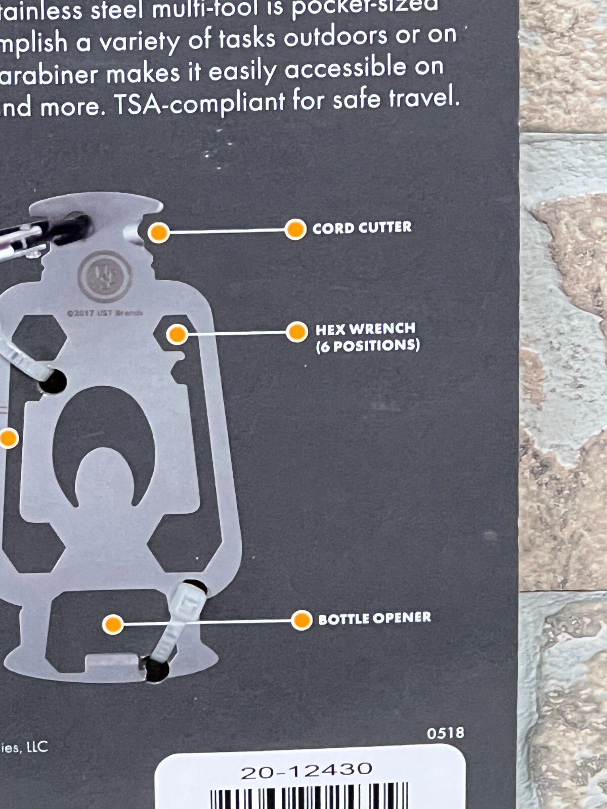 UST Tool A Long Lantern Stainless Steel Multi-Tool One Size 20-12430