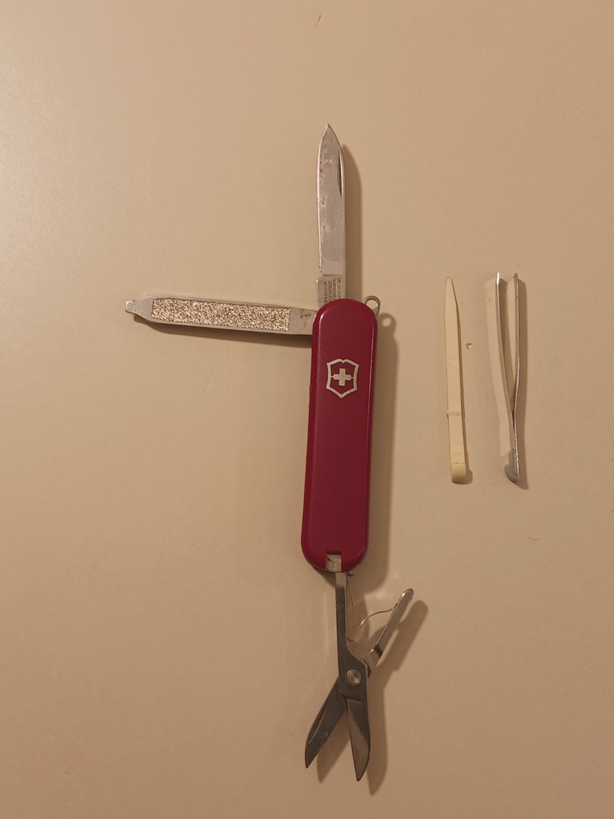 Victorinox 58mm Classic SD Swiss Army Pocket Knife Red Mini Keychain Multi-Tool