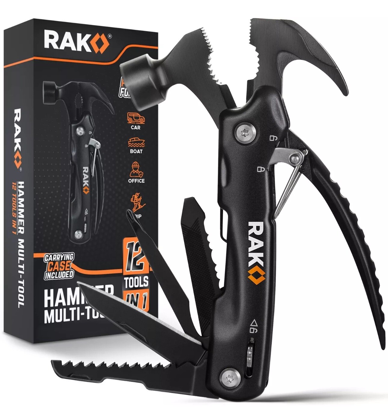 RAK Hammer Multitool BirthdayGifts for Men – Cool Unique Gifts For Men Who Ha…