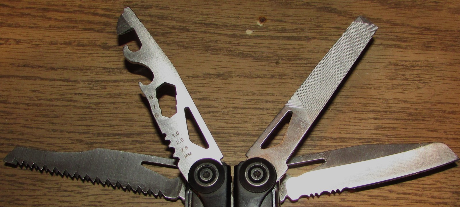 BOKER PLUS SPECIALIST BLACK MULTI-TOOL PLIERS & NYLON SHEATH, USED – VG