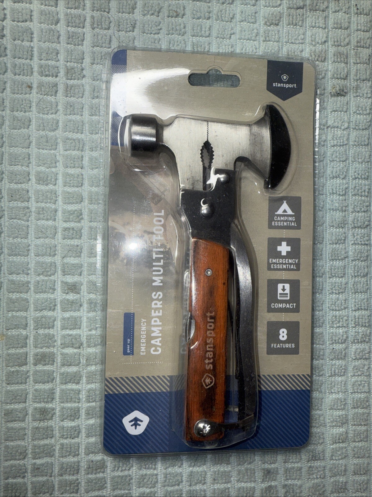 18 In 1 Hammer Campers Multi Tool & Tri Fold Micro G.I. Style Shovel Stansport
