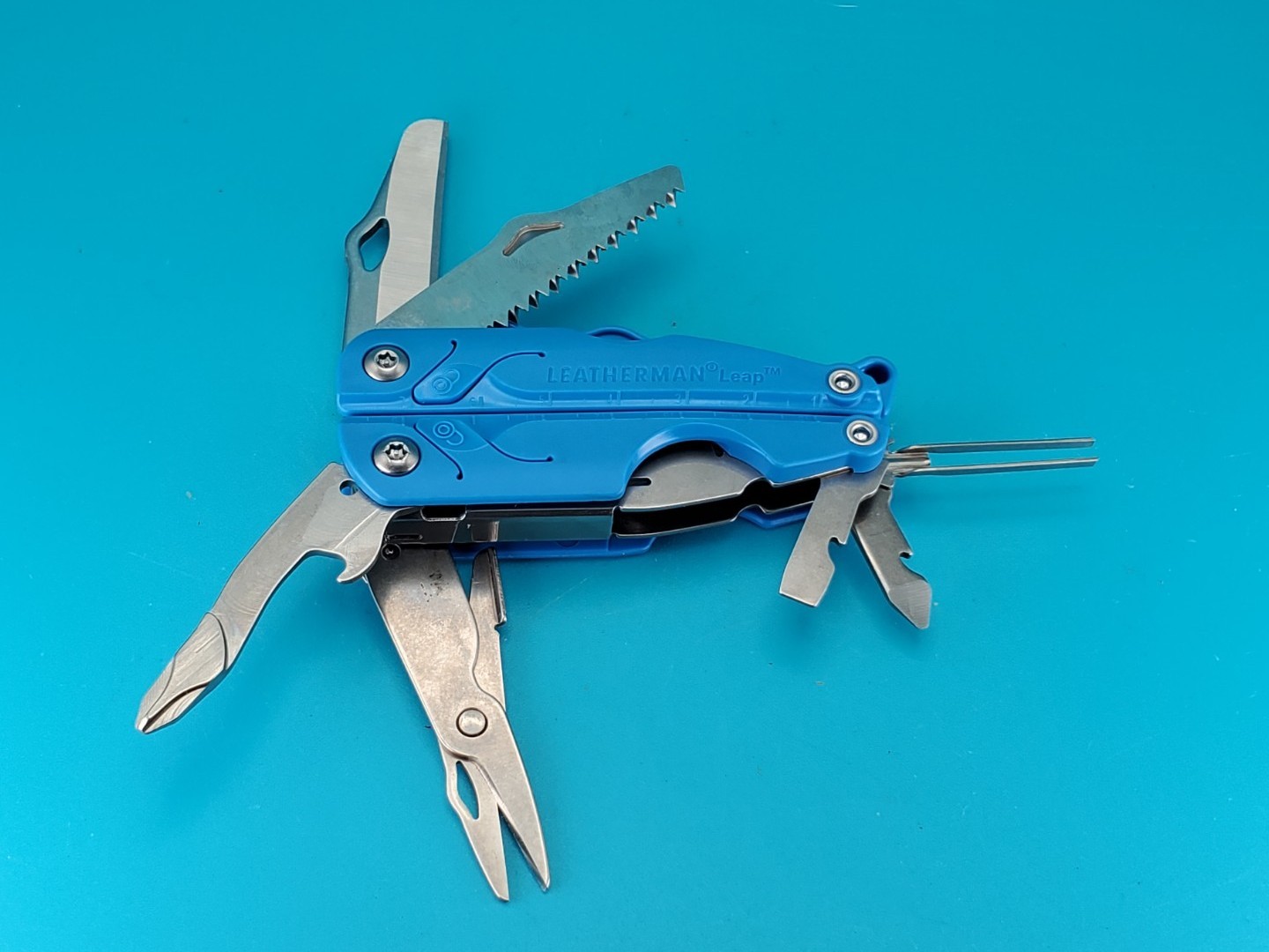 Leatherman Leap Blue Multi-Tool! Rare & Hard to Find! Retired! NEW!