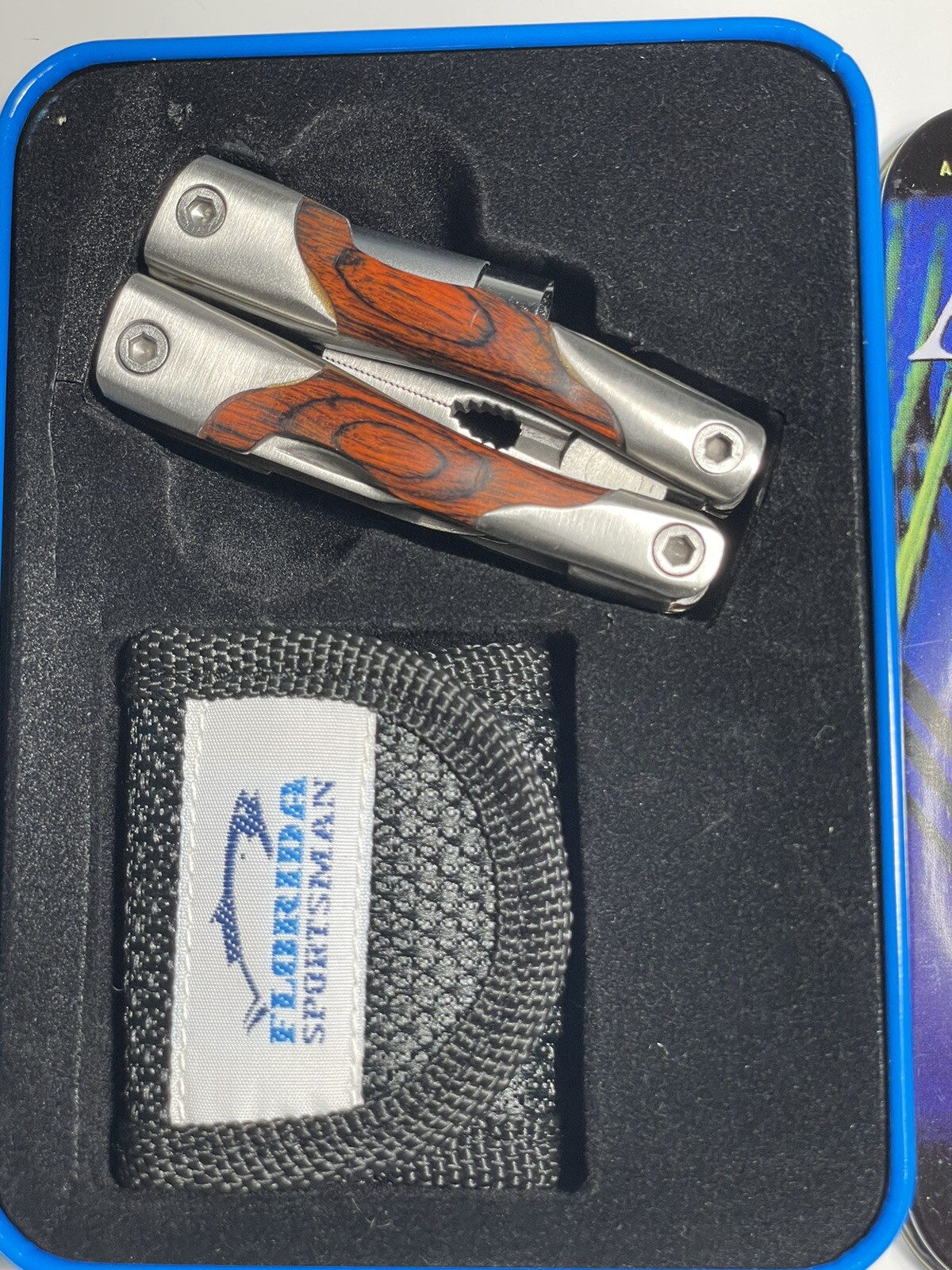 Florida Sportsman Series Multi Tool 5 Functions Stainless Steel w/ Light Knife