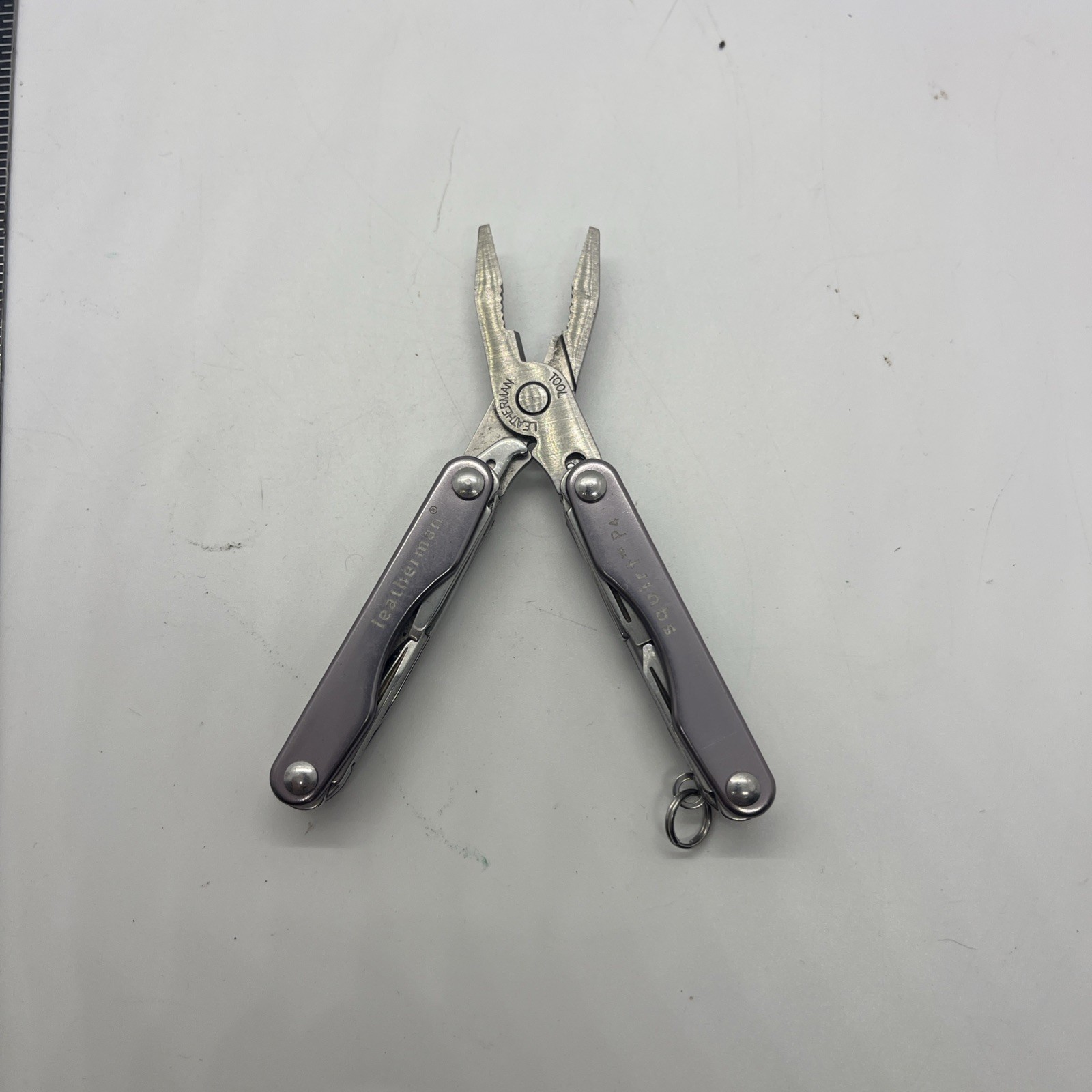 Leatherman Squirt S4 Multi-Tool, Key Ring, Retired, GRAY!