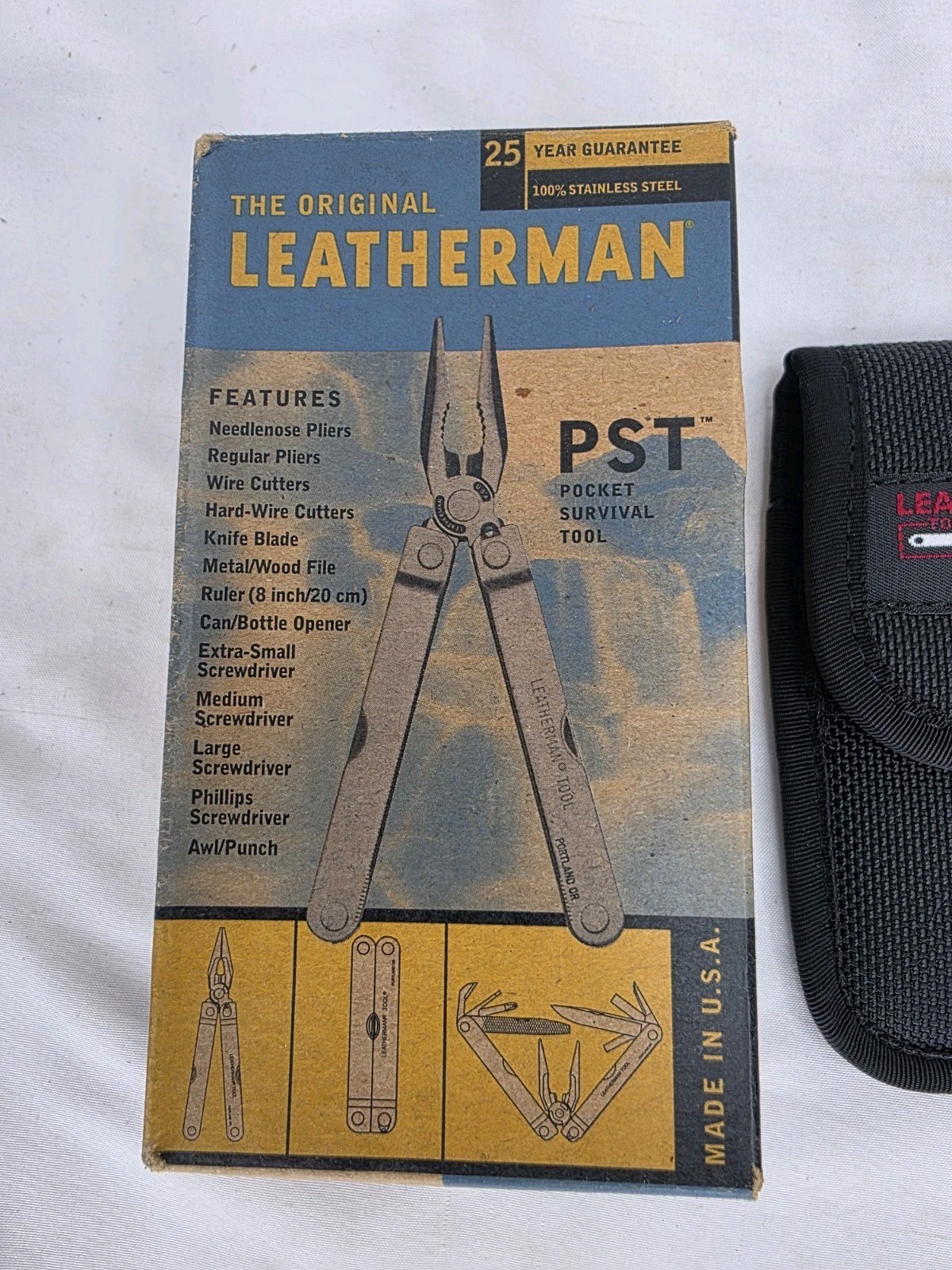 Vintage Leatherman PST w/ Original Nylon Sheath 0902 New NOS Lockheed Martin