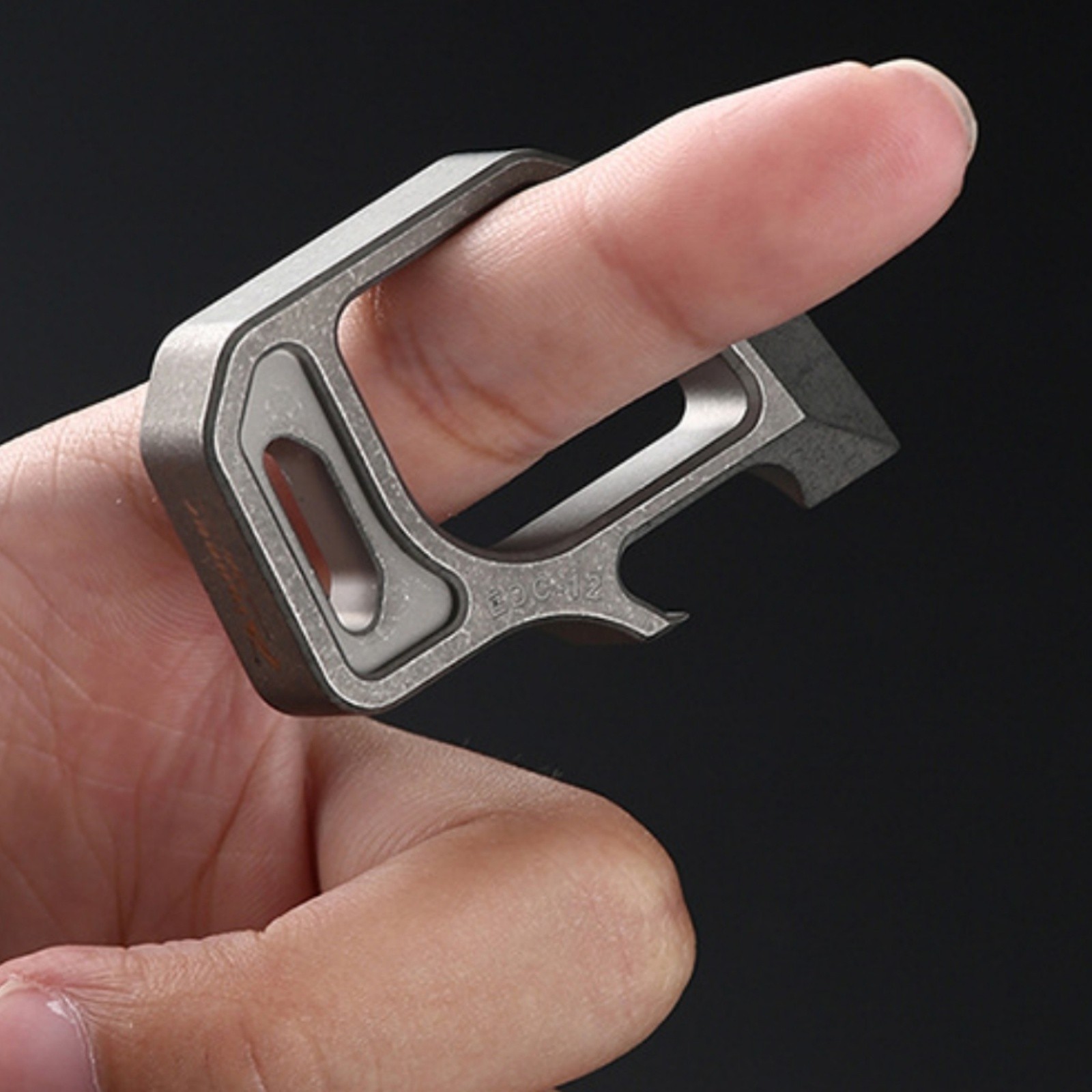 Titanium Alloy EDC Finger Tiger Multi-Tool Bottle Opener Outdoor Keychain