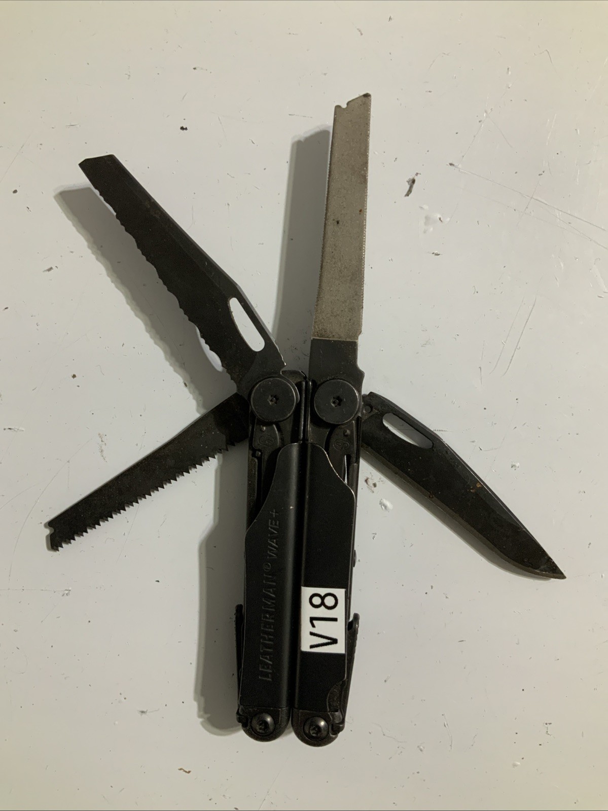 Leatherman Wave Plus + Multi-Tool! FAST SHIPPING! BLACK OXIDE – V18