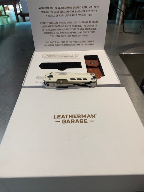 Leatherman Garage Batch 005 40th Anniversary WHITE MagnaCut – MINT CONDITION