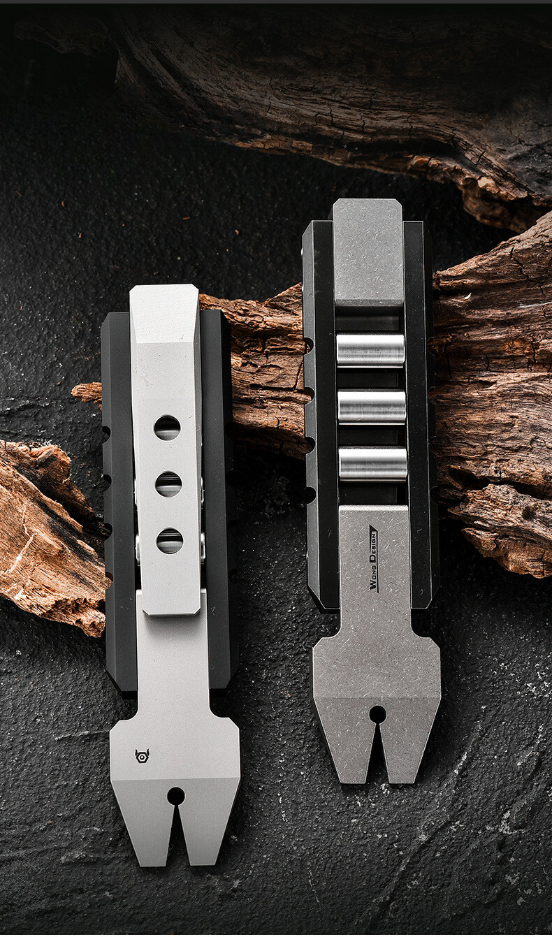 Titan Alloy Pocket Pry Bar Crowbar Portable Outdoor EDC Multi Tools