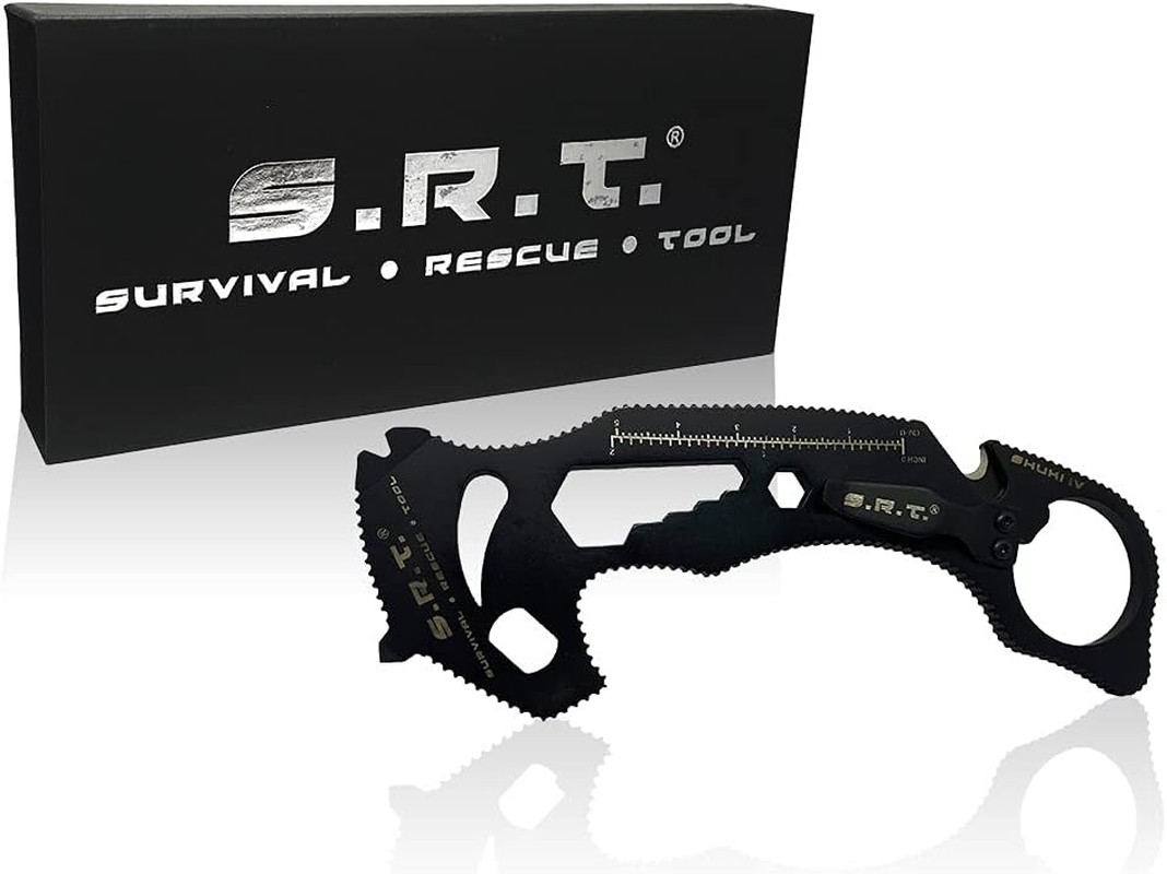 Survival Rescue Tool – 14 Function Premium Rescue Multitool for Everyday Carry P