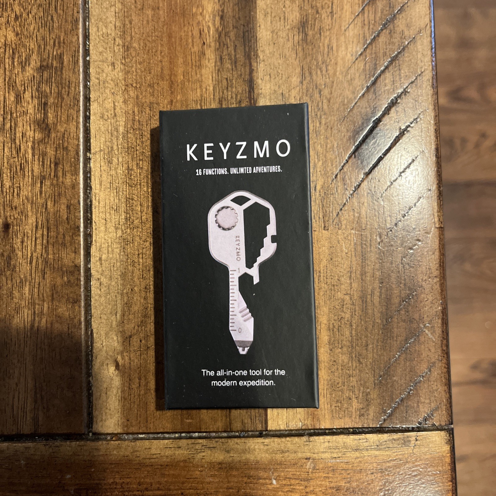 Keyzmo MultiTool 16-in-1 Utility Pocket Tool Lightweight Stainless Steel NIB