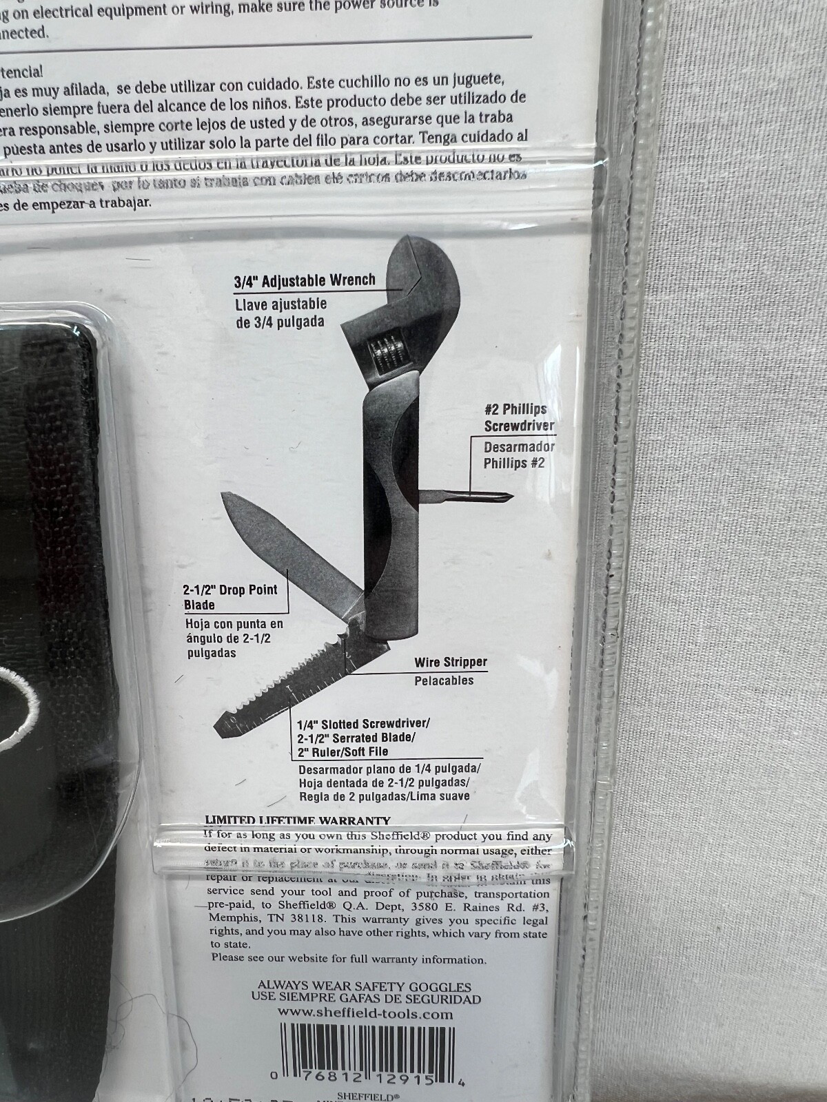 The Wrench 8 Function Multi Tool Sheffield New