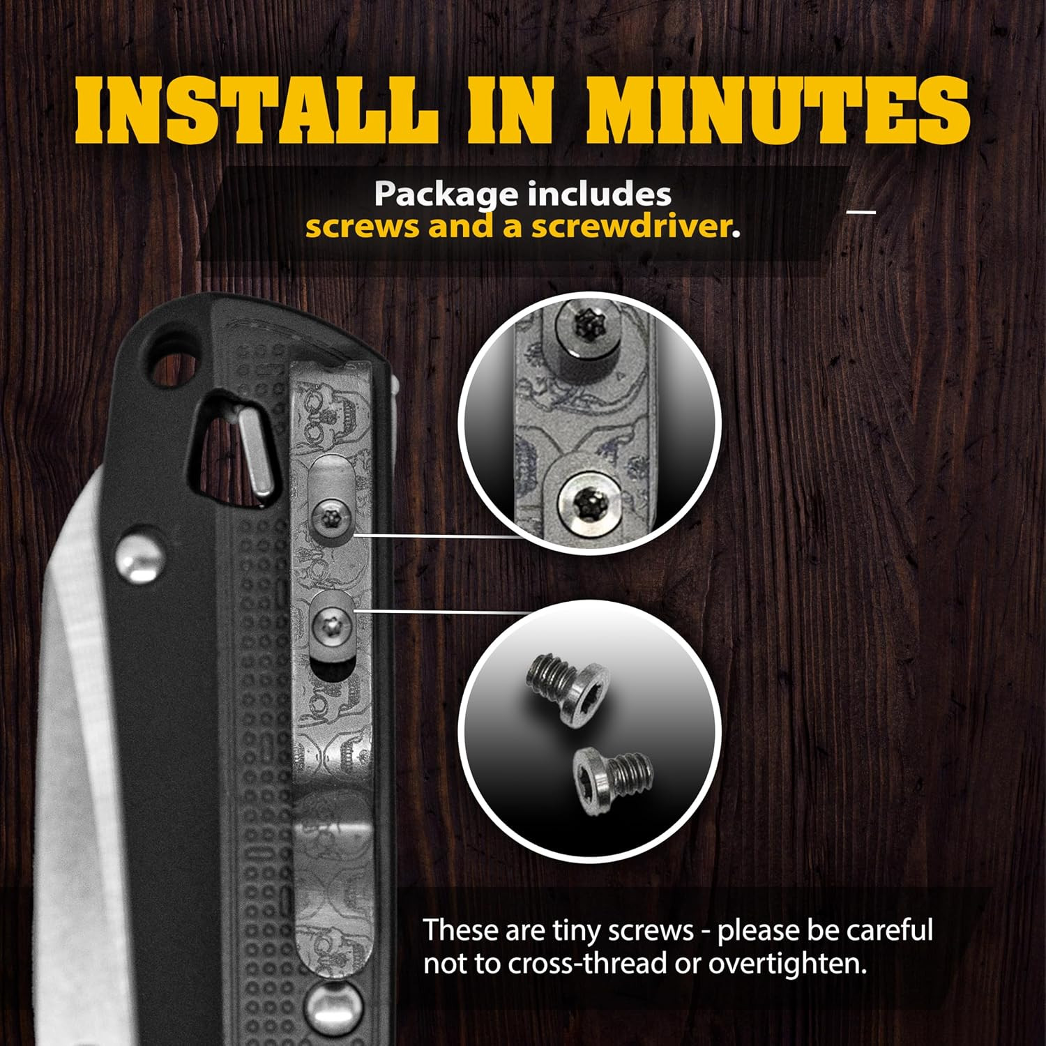 Pocket Clip for Leatherman Free P & T Series, ARC, Bond and Curl Multi-Tools | T