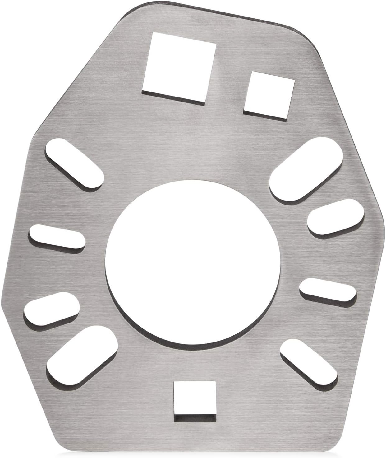 Pinion Flange Holding Tool – Stainless Steel, Silver Powder Coated, 2X 1/2 in Sq