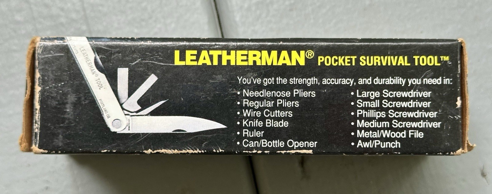 Vintage Original Leatherman Multi Tool Portland OR w/Leather Sheath USA – NIB!
