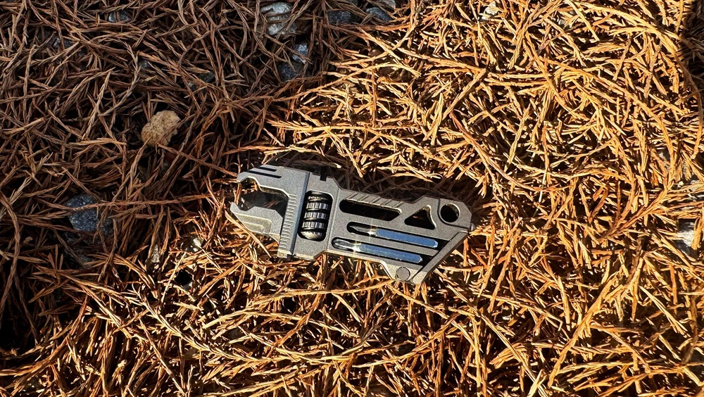 EDC Titanium Alloy Mini Adjustable Spanner Wrench Portable Repair Tools