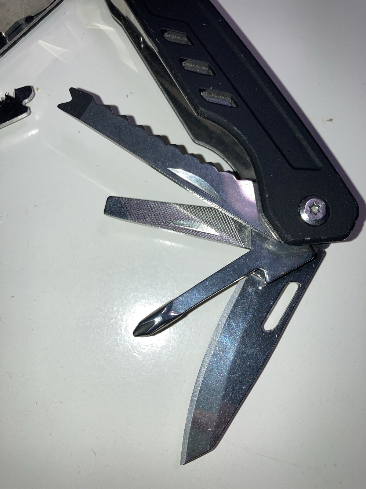 Multi Tool Pliers Ozark Trail Wire Cutter, Saw, Knife Black
